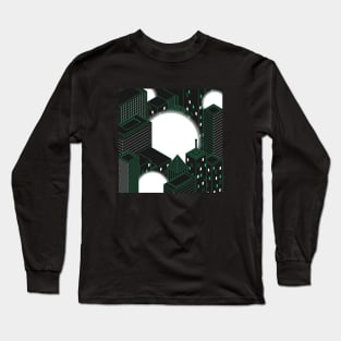 Futuristic Cityscape Long Sleeve T-Shirt